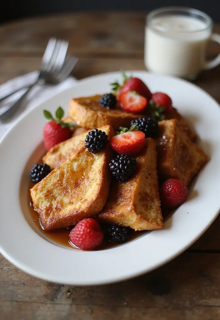 27 Brunch Recipes With French Toast Sticks Everyone Loves - 1. Classic French Toast Sticks