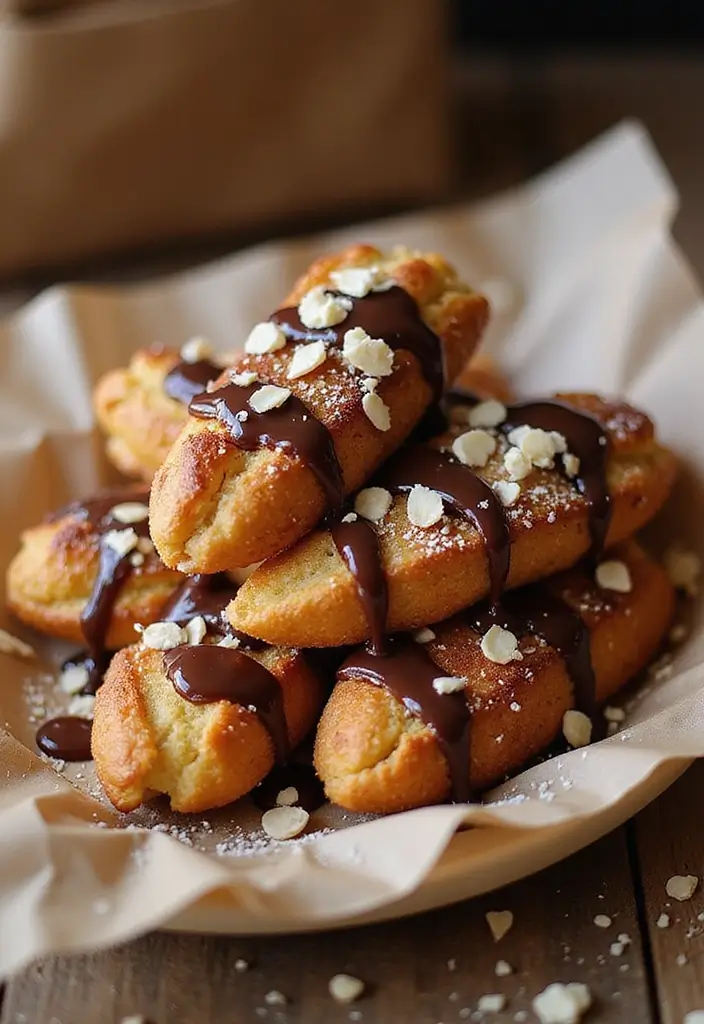 27 Brunch Recipes With French Toast Sticks Everyone Loves - 10. Almond Joy French Toast Sticks