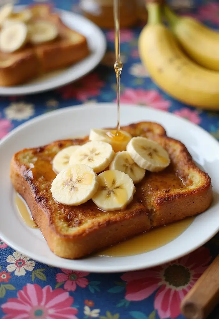 27 Brunch Recipes With French Toast Sticks Everyone Loves - 2. Banana Bread French Toast Sticks
