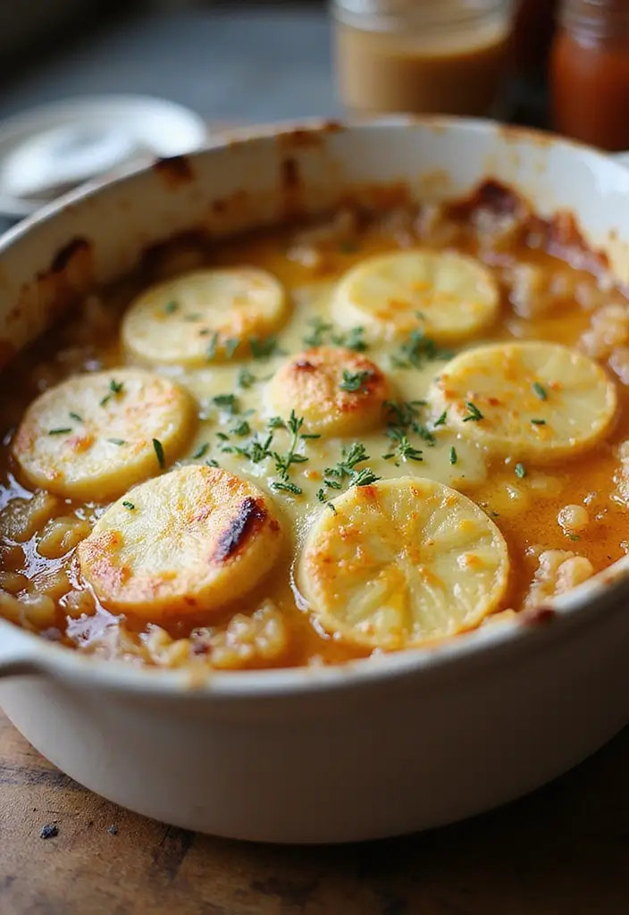 27 Campbells French Onion Soup Recipes Made Simple 26 27 Campbells French Onion Soup Recipes Made Simple - 26. French Onion Soup Potatoes au Gratin