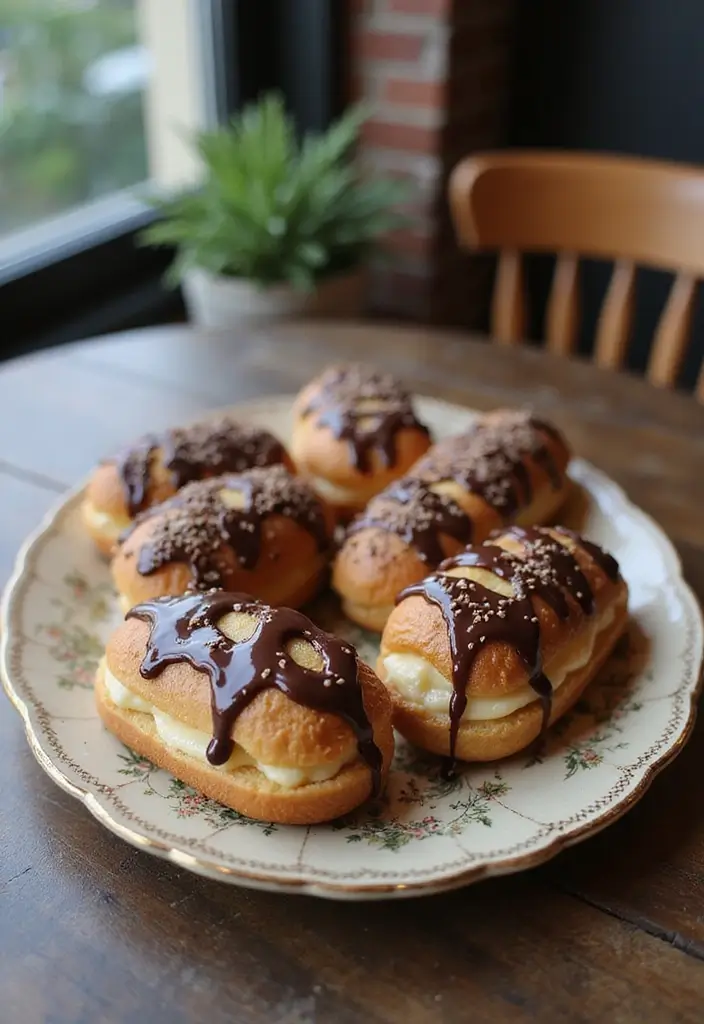 27 Elegant and Classic French Recipes Inspired by Ina Garten 10 27 Elegant and Classic French Recipes Inspired by Ina Garten - 10. Éclairs with Vanilla Cream