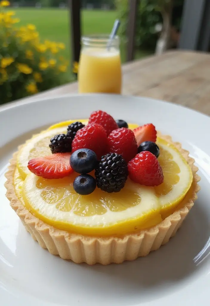 27 Elegant and Classic French Recipes Inspired by Ina Garten 4 27 Elegant and Classic French Recipes Inspired by Ina Garten - 4. Lemon Tart with Fresh Berries
