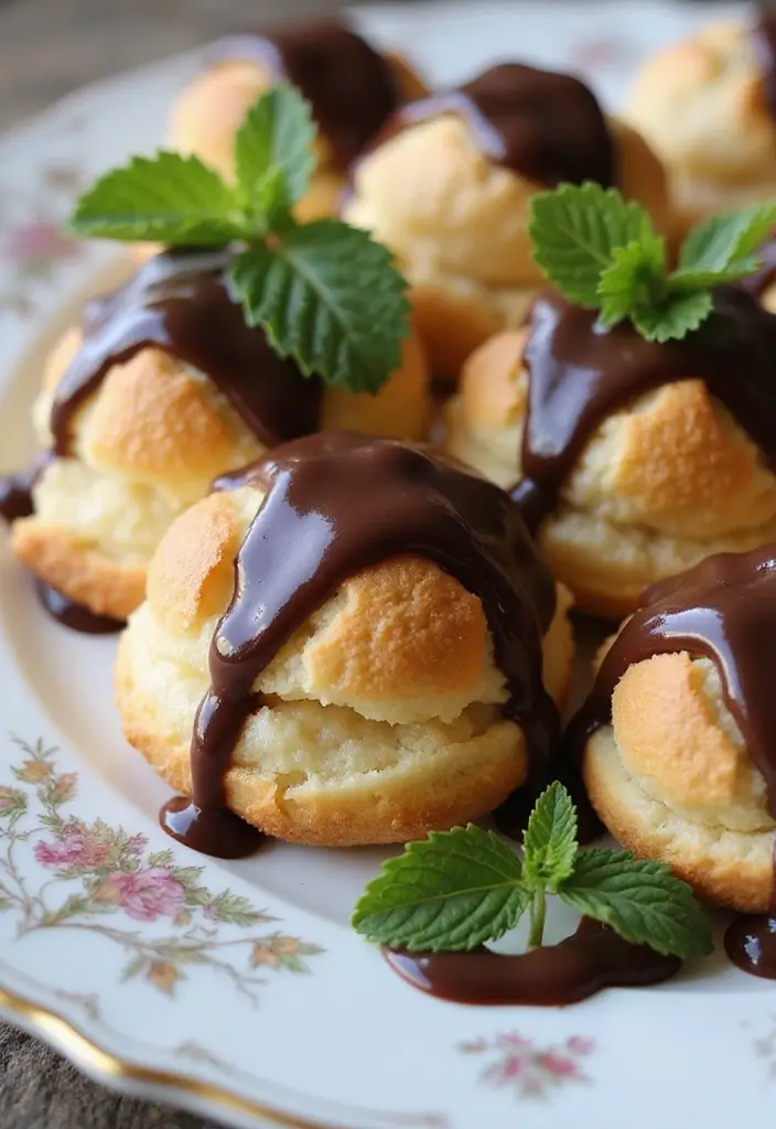 27 Elegant and Classic French Recipes Inspired by Ina Garten 6 27 Elegant and Classic French Recipes Inspired by Ina Garten - 6. Profiteroles with Chocolate Sauce