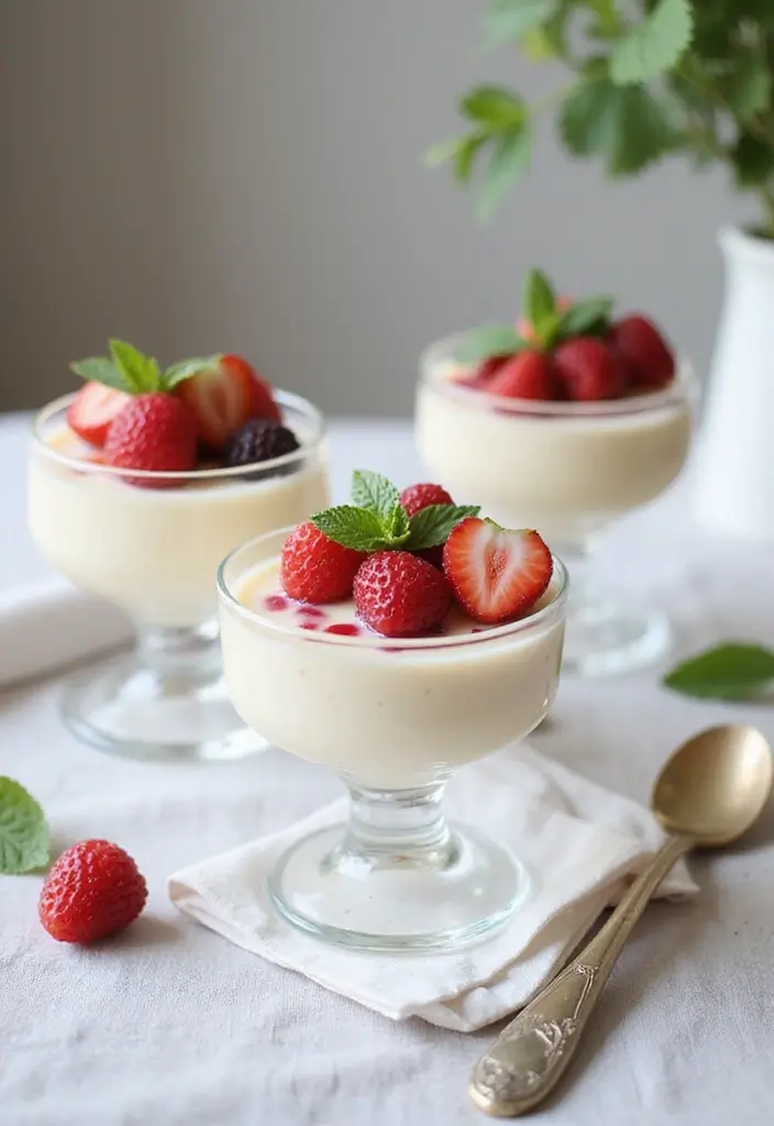 27 Elegant and Classic French Recipes Inspired by Ina Garten 9 27 Elegant and Classic French Recipes Inspired by Ina Garten - 9. Lemon Panna Cotta