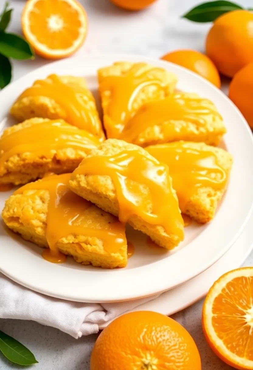 27 Elegant and Delicious French Tea Party Recipes 22 27 Elegant and Delicious French Tea Party Recipes - 22. Orange Glazed Scones