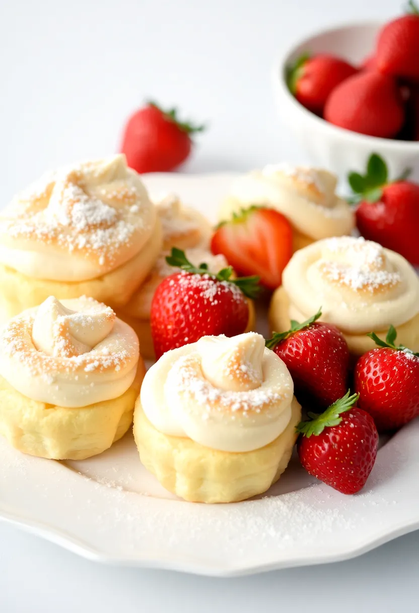 27 Elegant and Delicious French Tea Party Recipes 24 27 Elegant and Delicious French Tea Party Recipes - 24. Strawberry Cream Puffs
