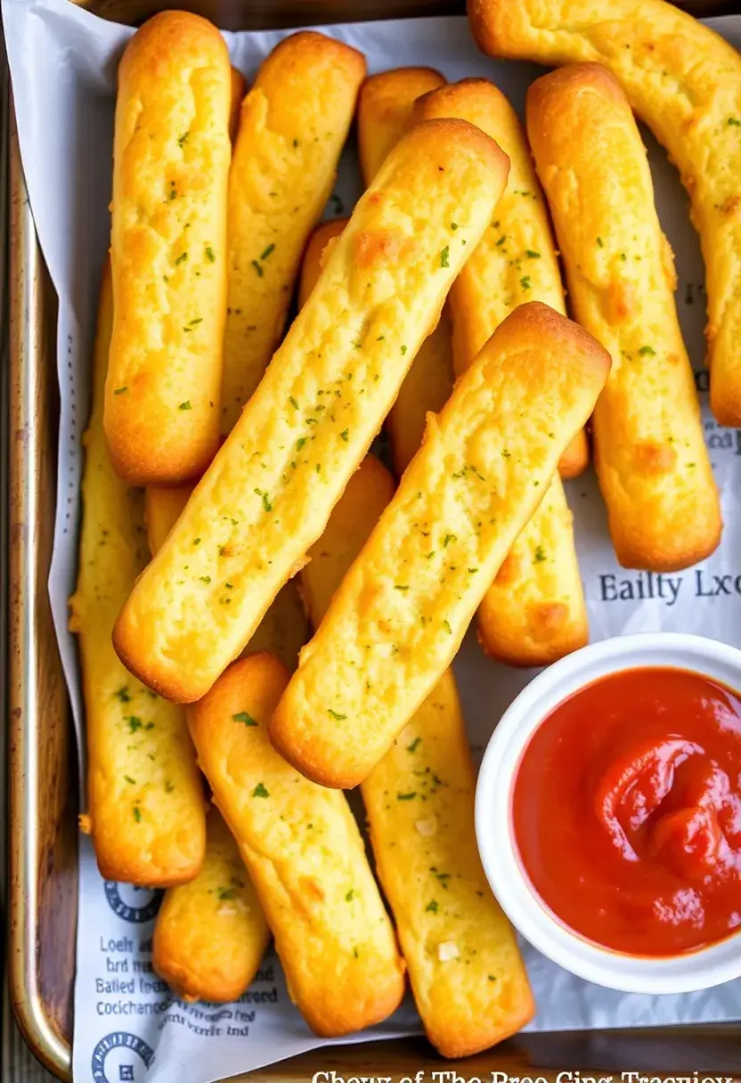 27 Elegant and Delicious French Tea Party Recipes 26 27 Elegant and Delicious French Tea Party Recipes - 26. Cheesy Garlic Breadsticks