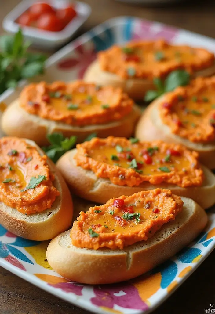 27 French Bread Recipes Ideas Beyond The Basics 19 27 French Bread Recipes Ideas Beyond The Basics - 19. Spicy Roasted Red Pepper Hummus on Toast