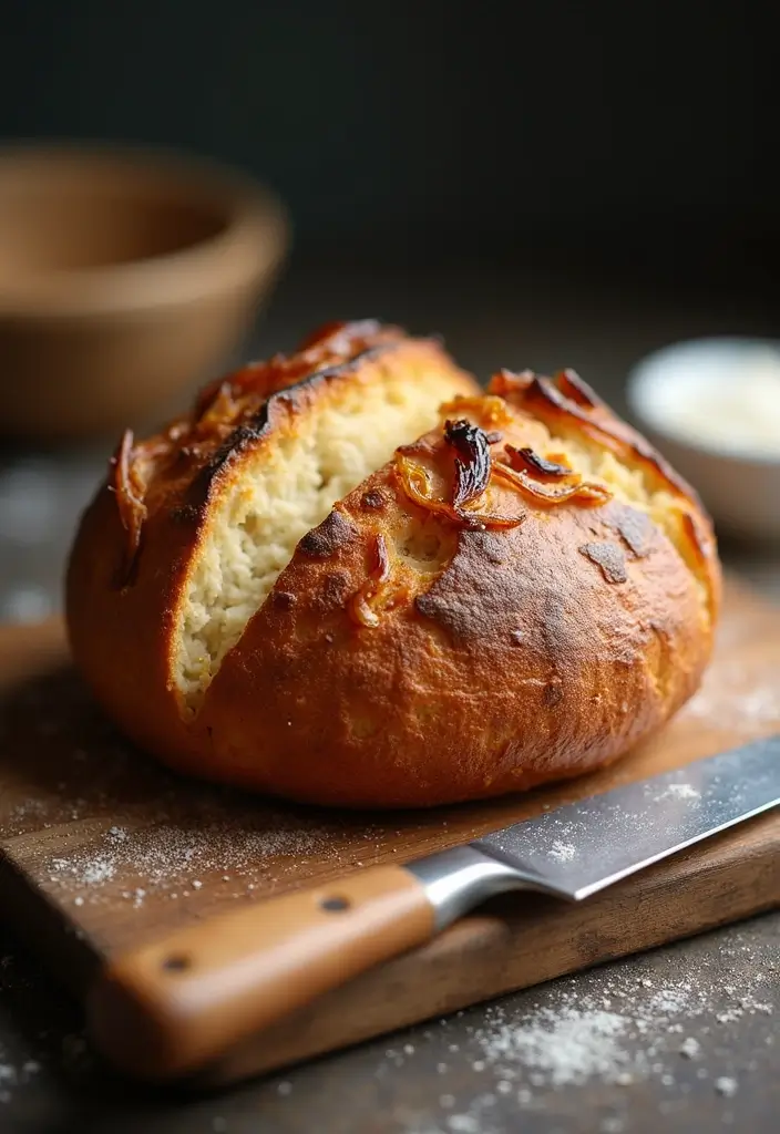 27 French Bread Recipes Ideas Beyond The Basics 2 27 French Bread Recipes Ideas Beyond The Basics - 2. Rustic Boule with Caramelized Onions