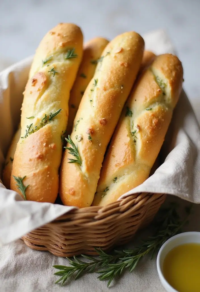 27 French Bread Recipes Ideas Beyond The Basics 22 27 French Bread Recipes Ideas Beyond The Basics - 22. Rosemary and Olive Oil Bread Sticks