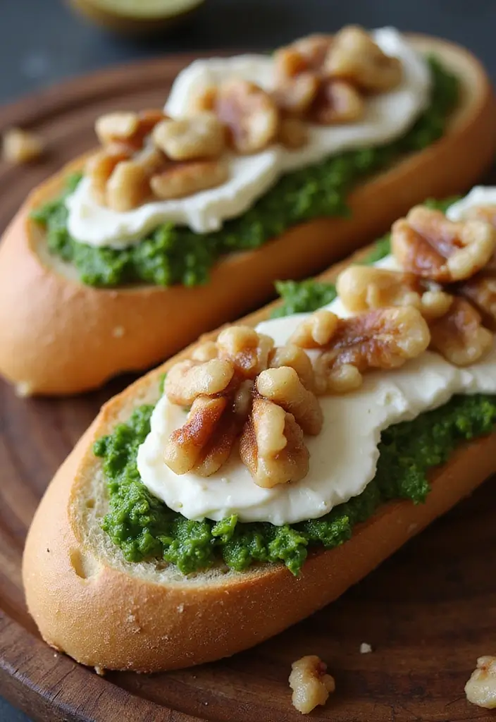 27 French Bread Recipes Ideas Beyond The Basics 7 27 French Bread Recipes Ideas Beyond The Basics - 7. Pesto and Goat Cheese French Bread