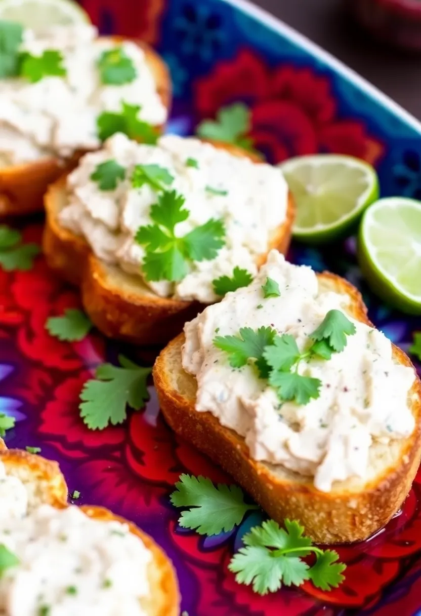 27 French Bread Toppings Recipes For Any Occasion 18 27 French Bread Toppings Recipes For Any Occasion - 18. Cilantro Lime Chicken Spread