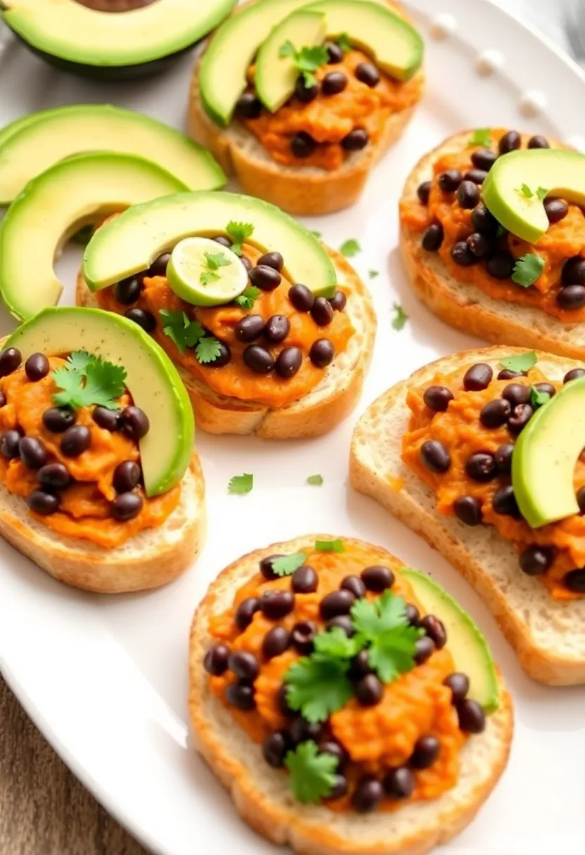 27 French Bread Toppings Recipes For Any Occasion 20 27 French Bread Toppings Recipes For Any Occasion - 20. Sweet Potato and Black Bean Spread