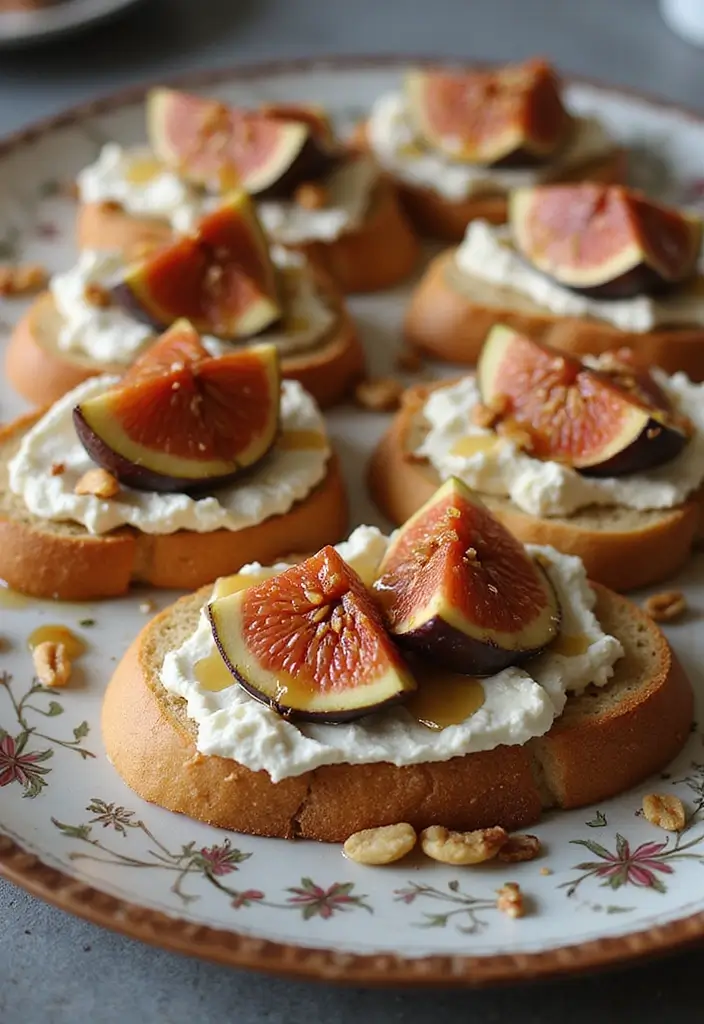 27 French Bread Toppings Recipes For Any Occasion 7 27 French Bread Toppings Recipes For Any Occasion - 7. Sweet Fig and Goat Cheese Spread