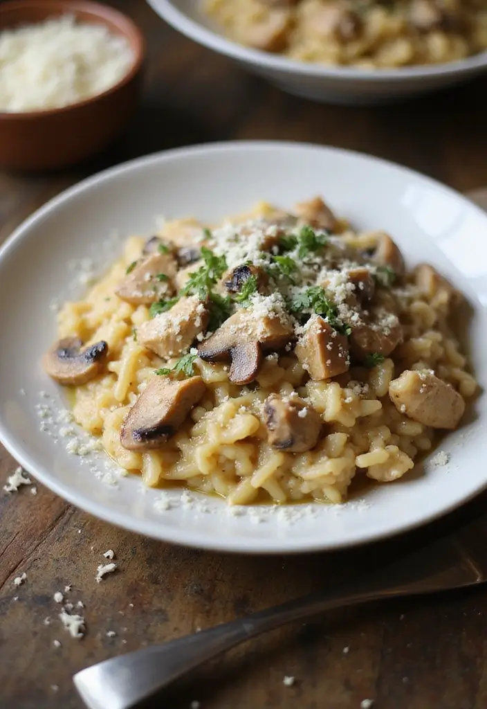 27 French Chicken Recipes Juicy And Full Of Flavor 18 27 French Chicken Recipes Juicy And Full Of Flavor - 18. Chicken and Mushroom Risotto