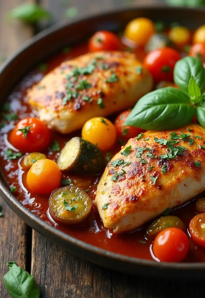 27 French Chicken Recipes Juicy And Full Of Flavor 20 27 French Chicken Recipes Juicy And Full Of Flavor - 20. Chicken and Ratatouille