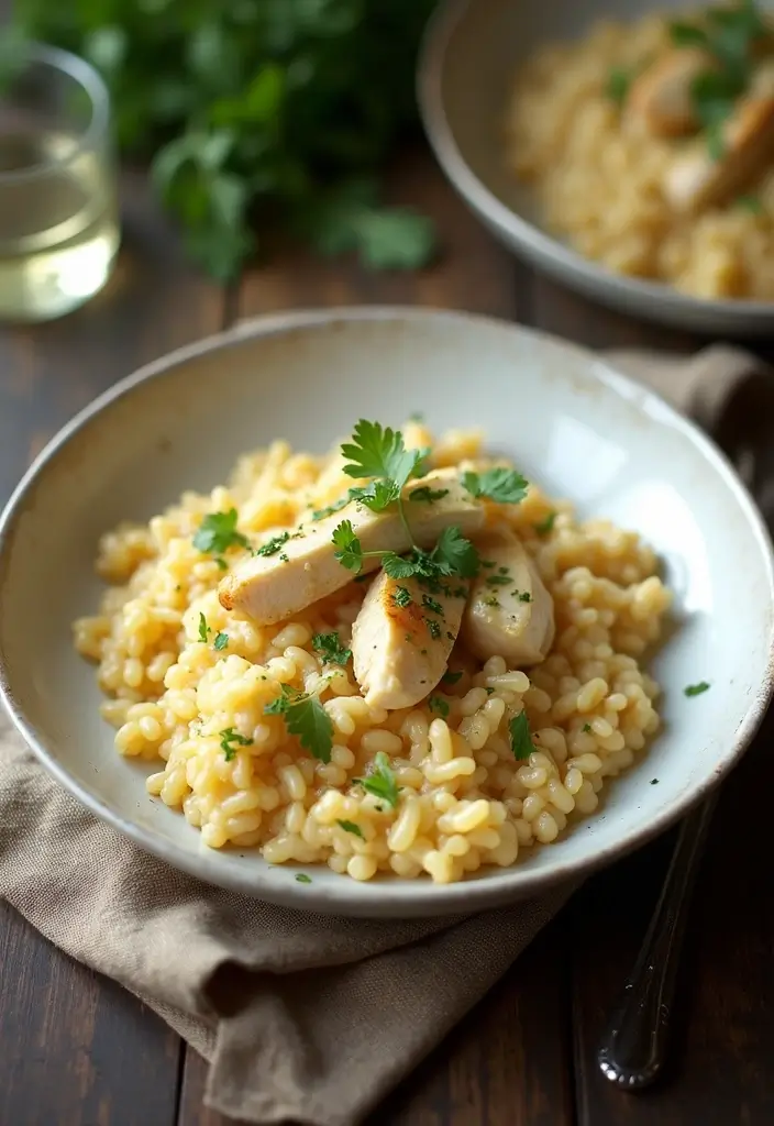 27 French Chicken Recipes Juicy And Full Of Flavor 27 27 French Chicken Recipes Juicy And Full Of Flavor - 27. Chicken and White Wine Risotto