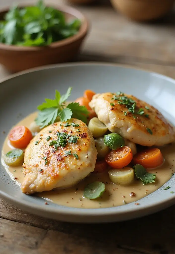 27 French Chicken Recipes Juicy And Full Of Flavor 3 27 French Chicken Recipes Juicy And Full Of Flavor - 3. Chicken Fricassée