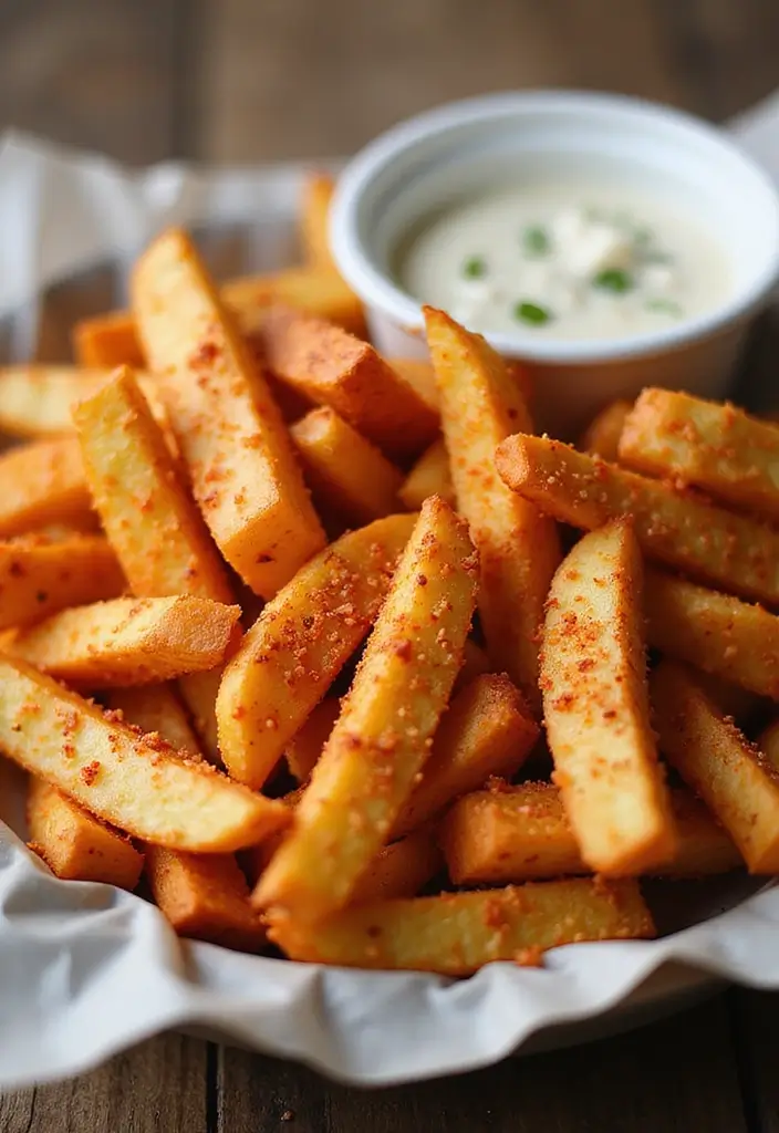 27 French Fries Seasoning Recipes For The Perfect Flavor 11 27 French Fries Seasoning Recipes For The Perfect Flavor - 11. Buffalo Style Fry Spice