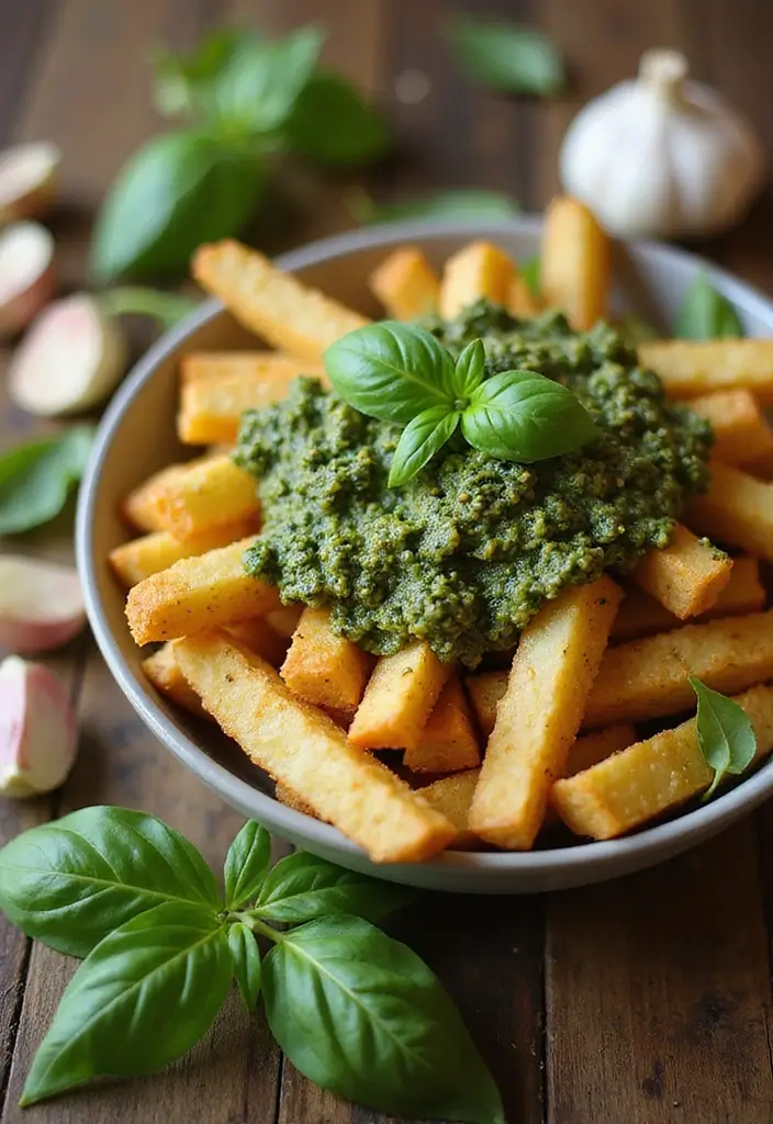 27 French Fries Seasoning Recipes For The Perfect Flavor 16 27 French Fries Seasoning Recipes For The Perfect Flavor - 16. Pesto Fry Seasoning