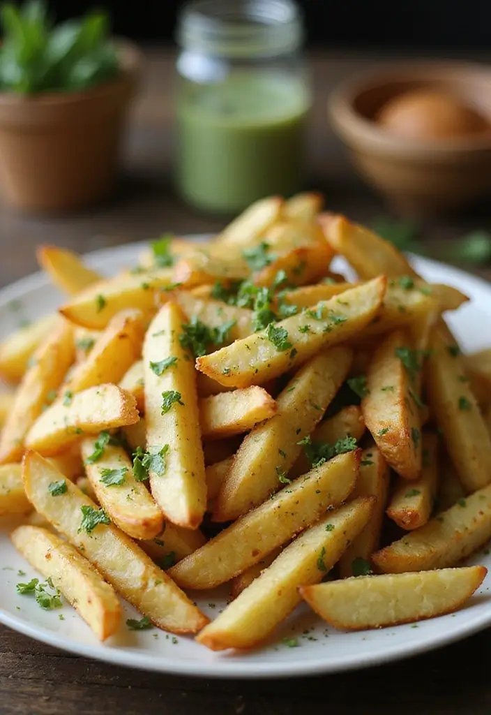 27 French Fries Seasoning Recipes For The Perfect Flavor 23 27 French Fries Seasoning Recipes For The Perfect Flavor - 23. Green Goddess Fry Dust