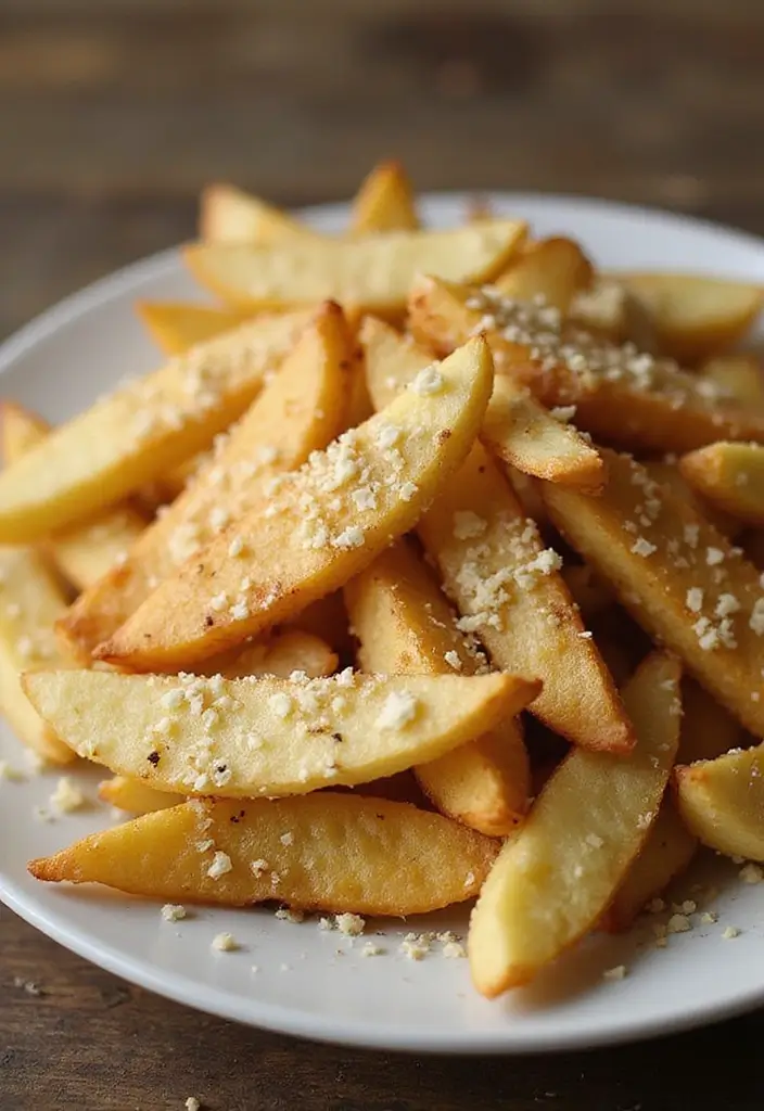 27 French Fries Seasoning Recipes For The Perfect Flavor 4 27 French Fries Seasoning Recipes For The Perfect Flavor - 4. Garlic Parmesan Fry Dust