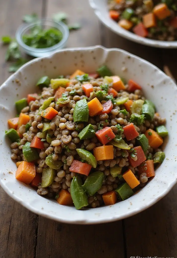 27 French Vegetarian Recipes That Taste Amazing 14 27 French Vegetarian Recipes That Taste Amazing - 14. French Lentil Salad: Hearty and Healthy