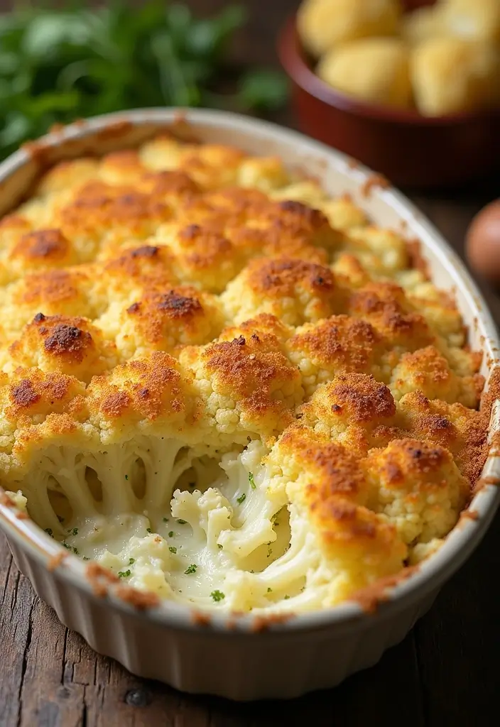 27 French Vegetarian Recipes That Taste Amazing 16 27 French Vegetarian Recipes That Taste Amazing - 16. Creamy Cauliflower Gratin