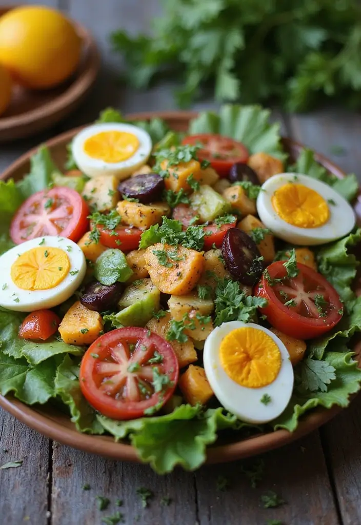 27 French Vegetarian Recipes That Taste Amazing 9 27 French Vegetarian Recipes That Taste Amazing - 9. Salade Niçoise: A French Classic