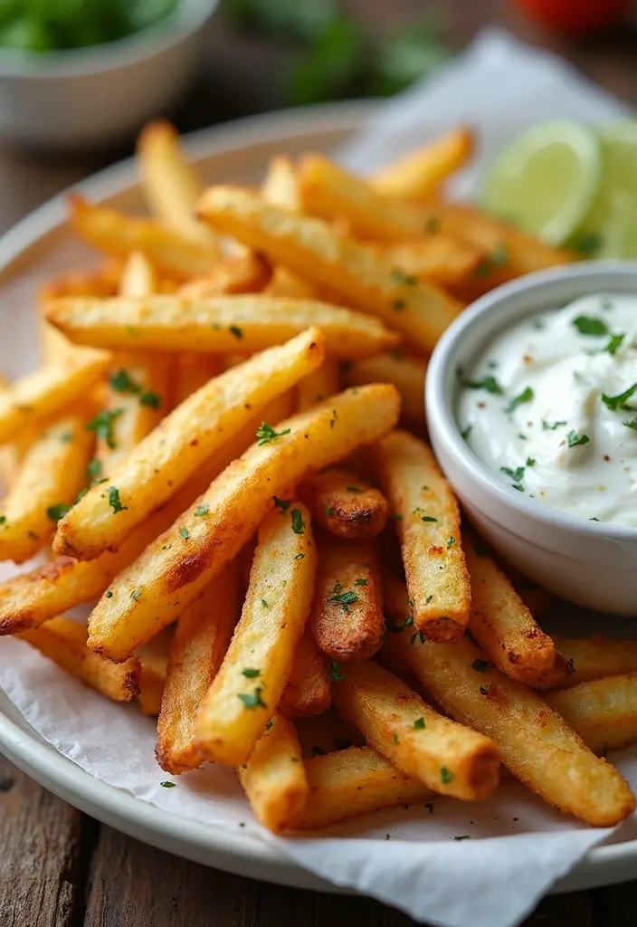 27 Frozen French Fries Recipes That Taste Homemade 18 27 Frozen French Fries Recipes That Taste Homemade - 18. Greek Fries with Tzatziki