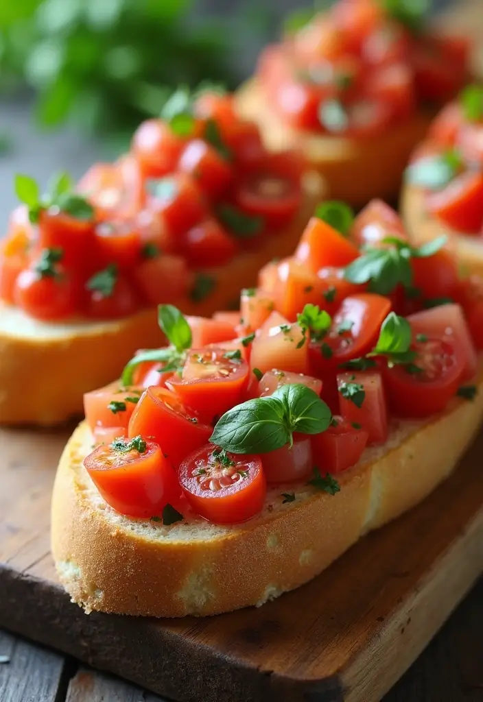 27 Recipes Using French Baguette That Feel Fancy 1 27 Recipes Using French Baguette That Feel Fancy - 1. Classic Bruschetta