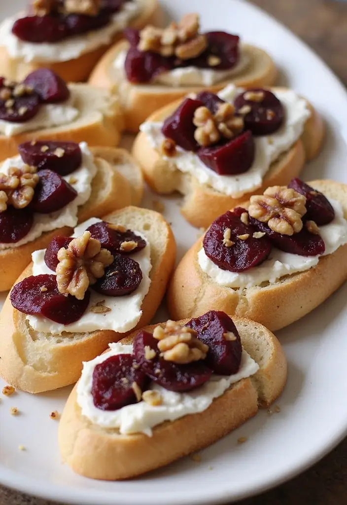 27 Recipes Using French Baguette That Feel Fancy 12 27 Recipes Using French Baguette That Feel Fancy - 12. Beetroot and Goat Cheese Baguette