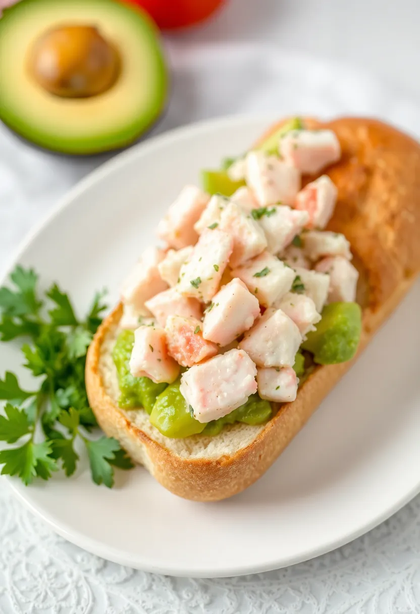 27 Recipes Using French Baguette That Feel Fancy 18 27 Recipes Using French Baguette That Feel Fancy - 18. Crab and Avocado Baguette