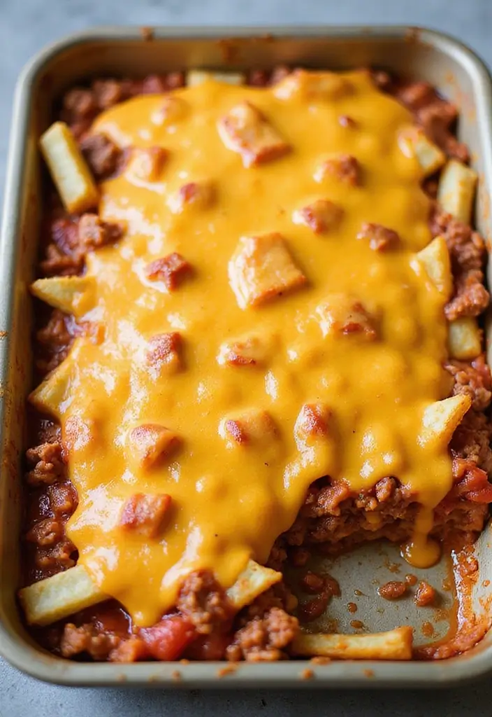 27 Recipes Using Leftover French Fries: Creative And Fun 1 27 Recipes Using Leftover French Fries: Creative And Fun - 1. Cheesy French Fry Casserole