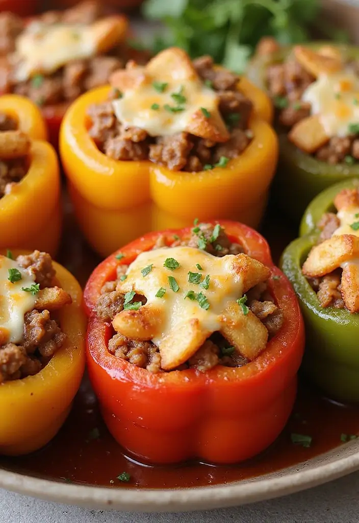 27 Recipes Using Leftover French Fries: Creative And Fun 17 27 Recipes Using Leftover French Fries: Creative And Fun - 17. French Fry Stuffed Peppers