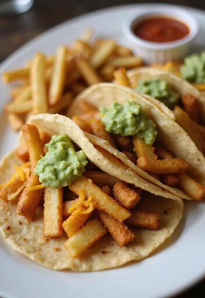 27 Recipes Using Leftover French Fries: Creative And Fun 18 27 Recipes Using Leftover French Fries: Creative And Fun - 18. French Fry Tacos