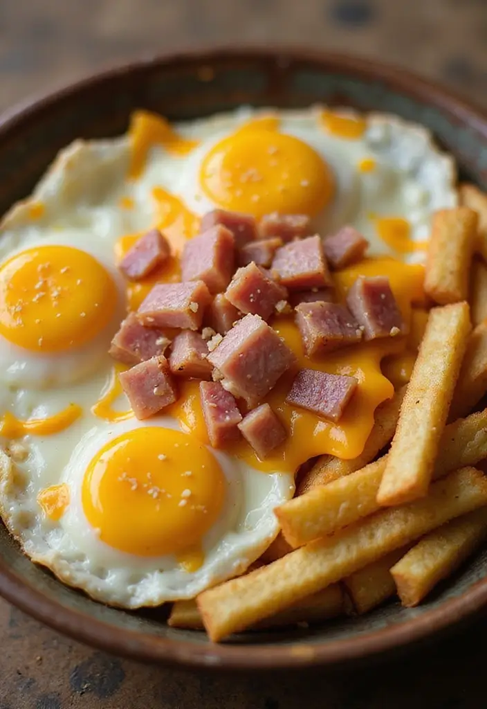 27 Recipes Using Leftover French Fries: Creative And Fun 3 27 Recipes Using Leftover French Fries: Creative And Fun - 3. French Fry Breakfast Bowl