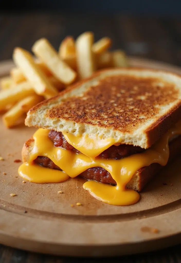 27 Recipes Using Leftover French Fries: Creative And Fun 6 27 Recipes Using Leftover French Fries: Creative And Fun - 6. French Fry Grilled Cheese Sandwich
