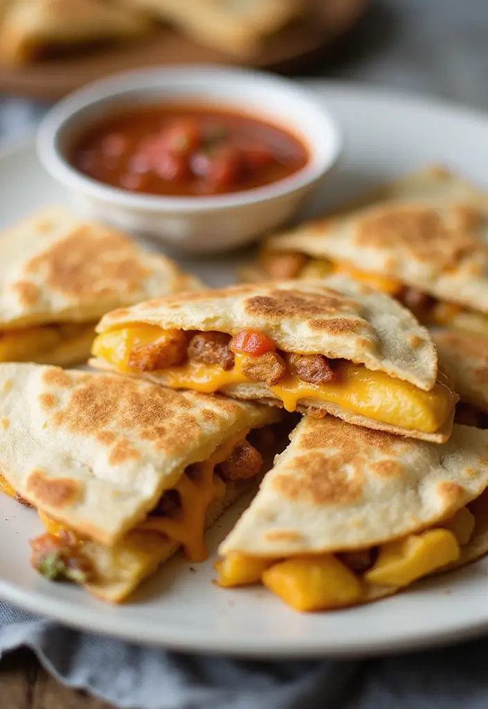 27 Recipes Using Leftover French Fries: Creative And Fun 8 27 Recipes Using Leftover French Fries: Creative And Fun - 8. French Fry Quesadilla
