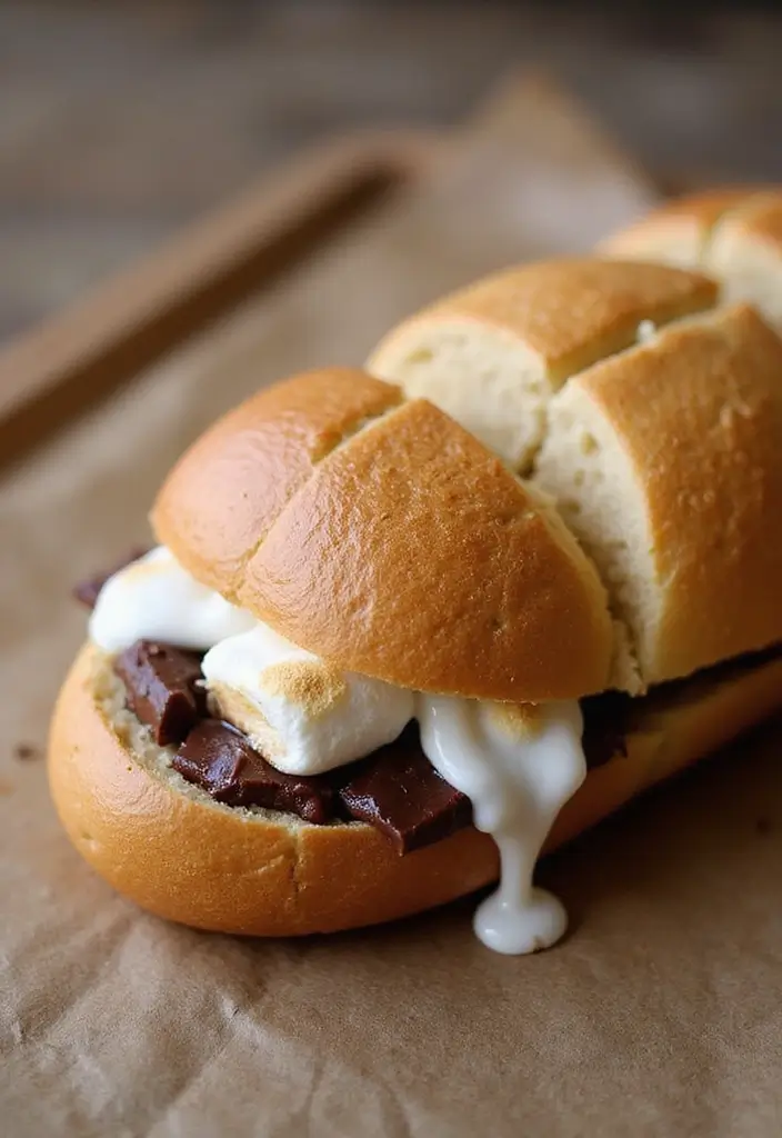 27 Recipes With French Bread Loaf Perfect For Sharing 15 27 Recipes With French Bread Loaf Perfect For Sharing - 15. S'mores French Bread