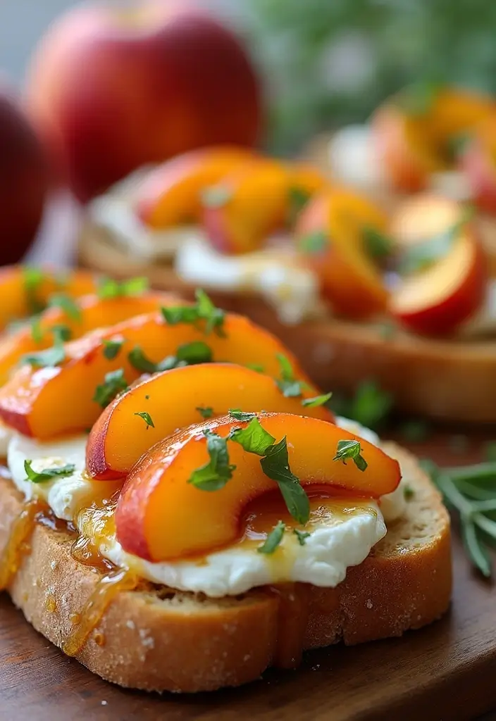 27 Recipes With French Bread Loaf Perfect For Sharing 21 27 Recipes With French Bread Loaf Perfect For Sharing - 21. Caramelized Peach and Goat Cheese French Bread