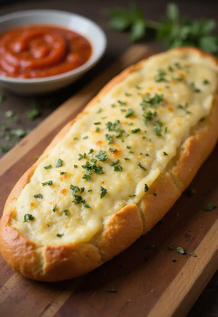 27 Recipes With French Bread Loaf Perfect For Sharing 3 27 Recipes With French Bread Loaf Perfect For Sharing - 3. Cheesy Garlic Bread