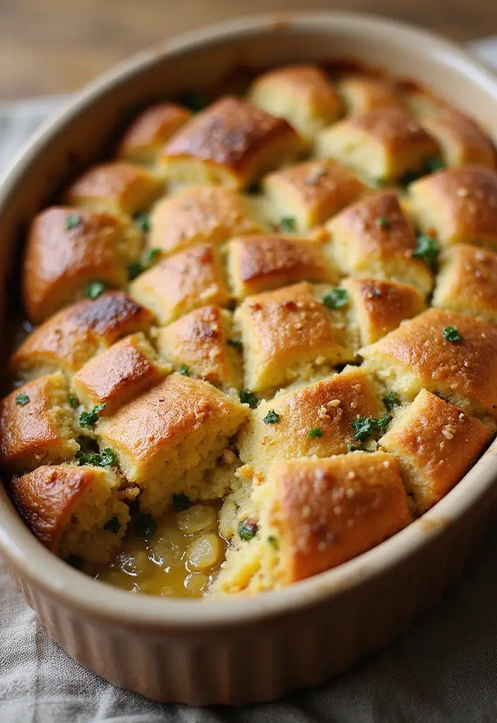 27 Recipes With French Bread Loaf Perfect For Sharing 7 27 Recipes With French Bread Loaf Perfect For Sharing - 7. Savory French Bread Pudding