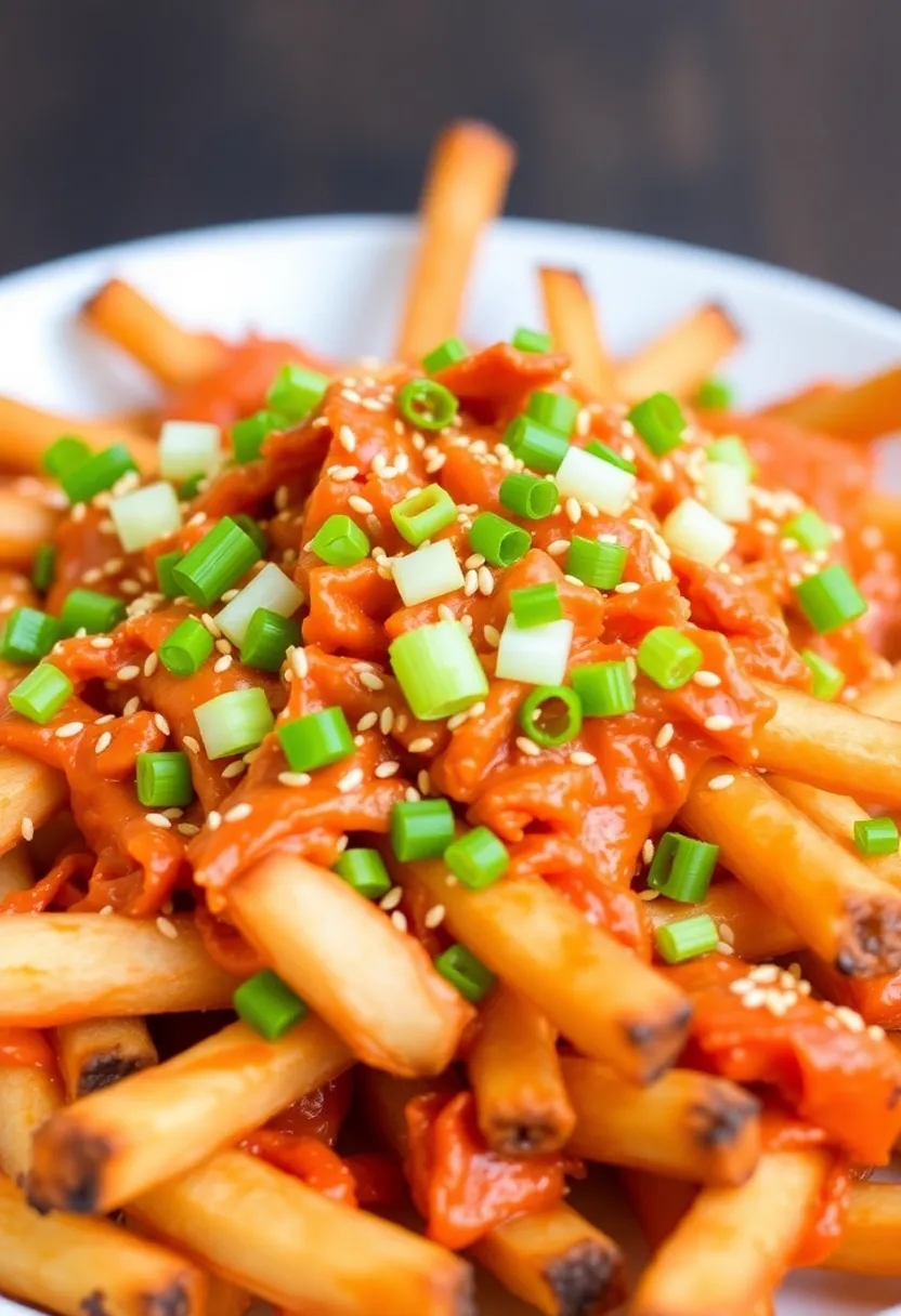 27 Recipes With French Fries Simple And Creative 13 27 Recipes With French Fries Simple And Creative - 13. Kimchi Fries