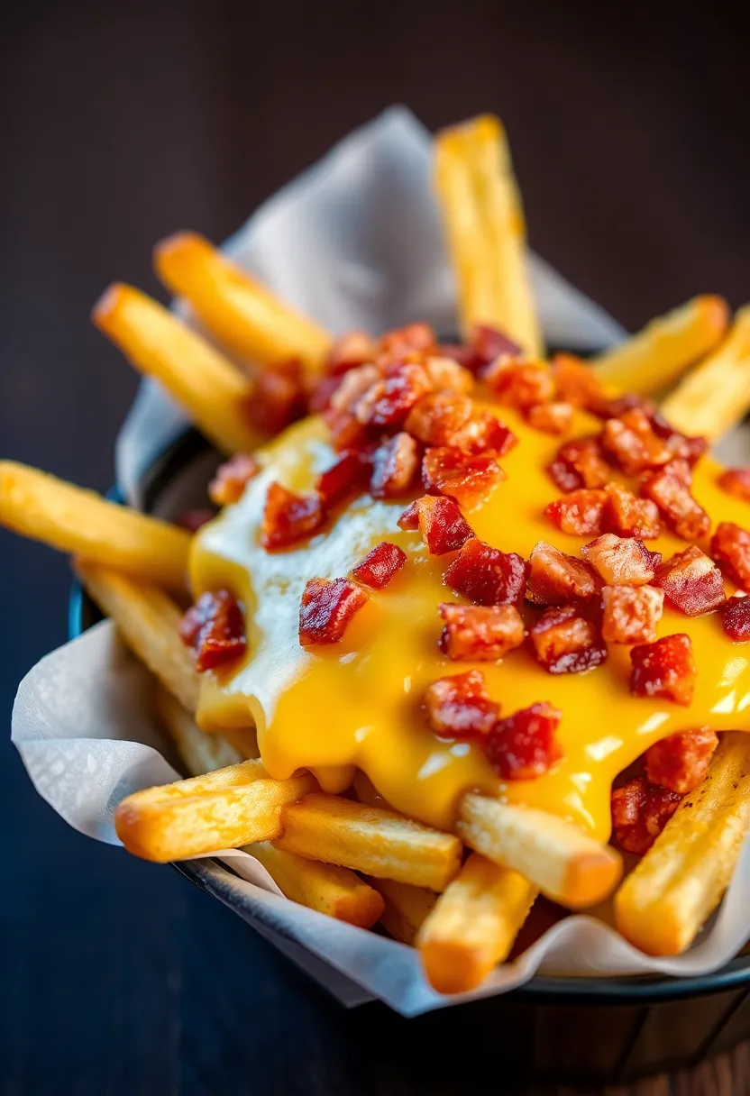 27 Recipes With French Fries Simple And Creative 20 27 Recipes With French Fries Simple And Creative - 20. Fries with Cheese and Bacon