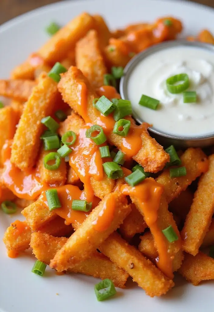 27 Recipes With French Fries Simple And Creative 6 27 Recipes With French Fries Simple And Creative - 6. Buffalo Fries