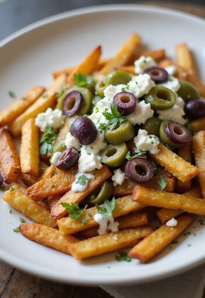 27 Recipes With French Fries Simple And Creative 7 27 Recipes With French Fries Simple And Creative - 7. Mediterranean Fries
