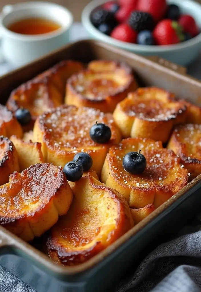 30 All Recipes French Toast Casserole Ideas For Breakfast 1 30 All Recipes French Toast Casserole Ideas For Breakfast - 1. Classic Overnight French Toast Casserole