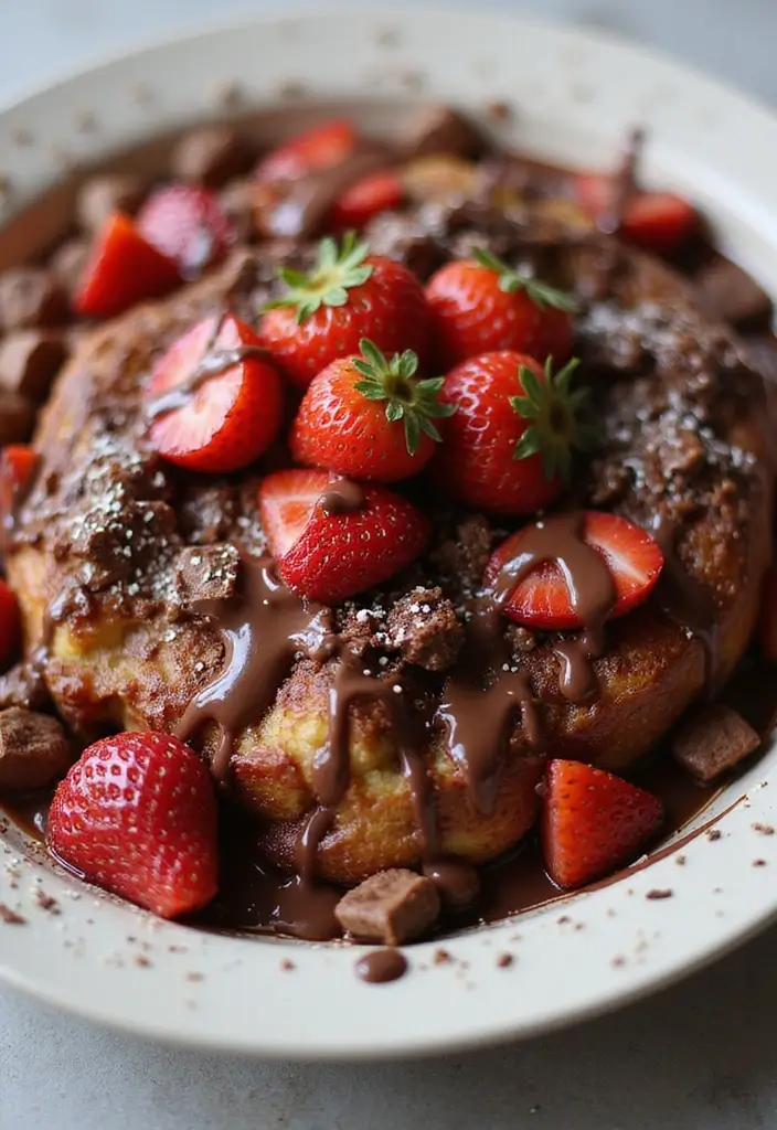 30 All Recipes French Toast Casserole Ideas For Breakfast 14 30 All Recipes French Toast Casserole Ideas For Breakfast - 14. Chocolate Strawberry French Toast Casserole