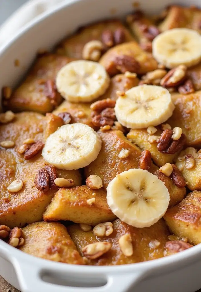 30 All Recipes French Toast Casserole Ideas For Breakfast 19 30 All Recipes French Toast Casserole Ideas For Breakfast - 19. Banana Nut French Toast Casserole
